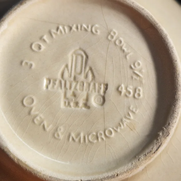 Vintage Tan Ceramic Dish - Picture 13 of 14